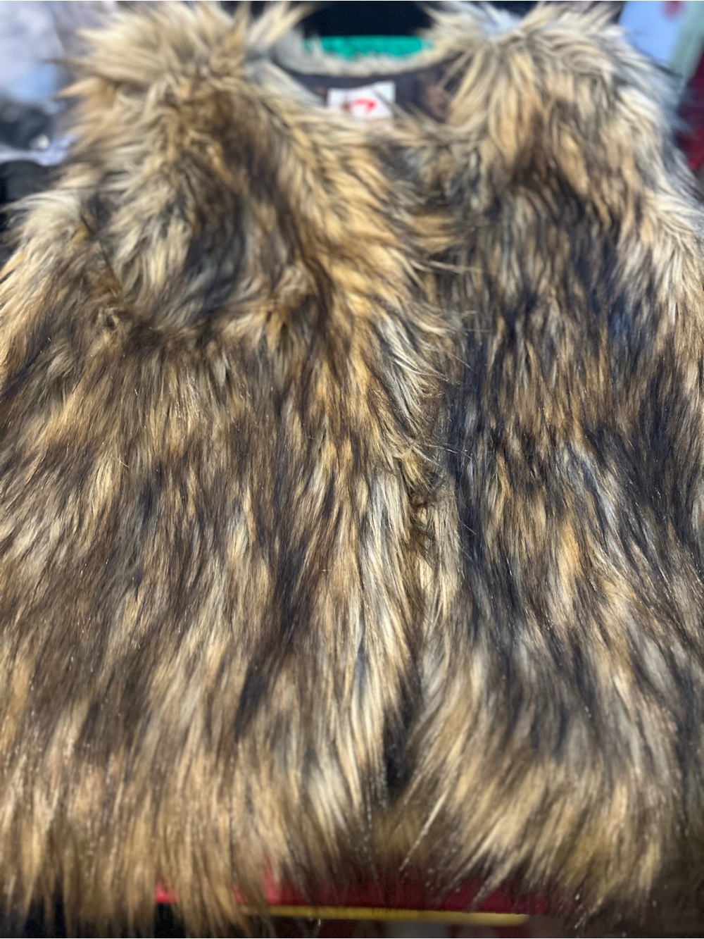 Appaman Brown Faux Fur Vest for Kids